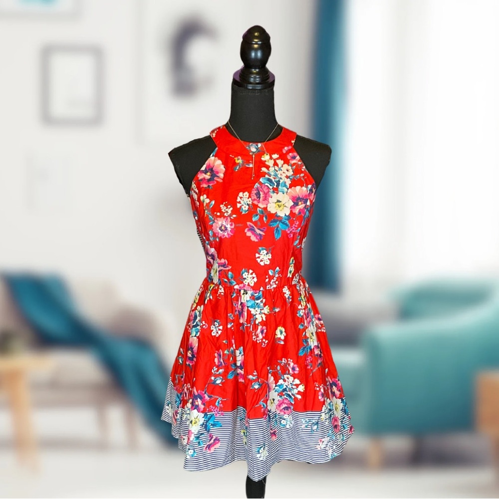 AUW Flower and Stripe Dress | JL